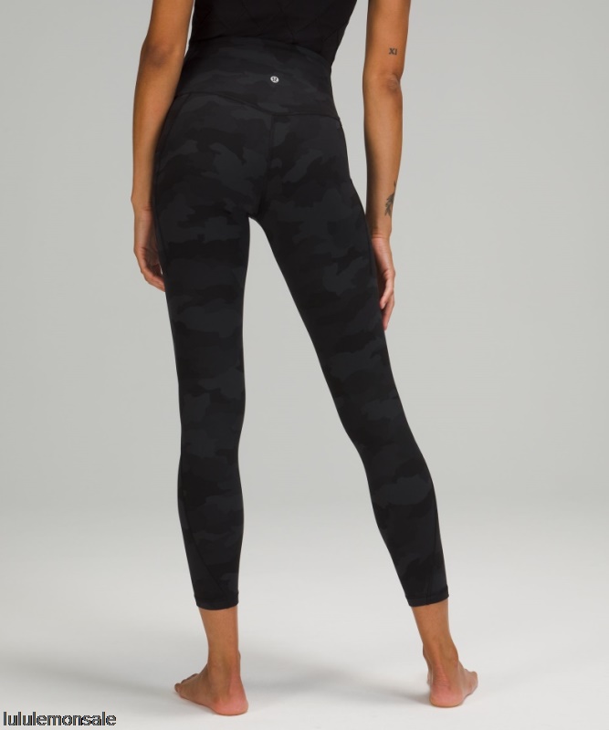 Lululemon Damen DELULU055 | Lululemon Deutschland Camo Deep Carbon Mehrreihige Hoch Sitzende Hose Mit Taschen 25